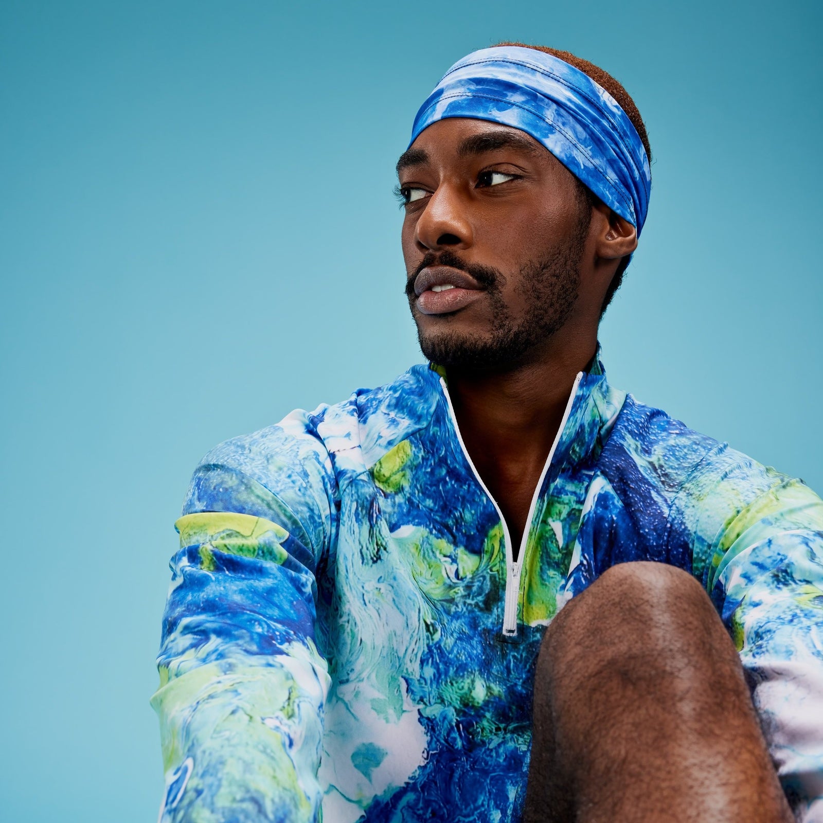 Scuba Knit Active Long Sleeve Half Zip