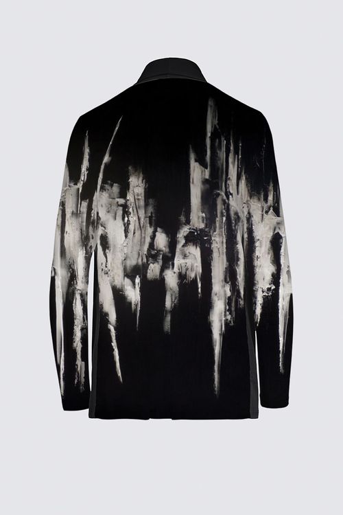 Draped Open Cardigan