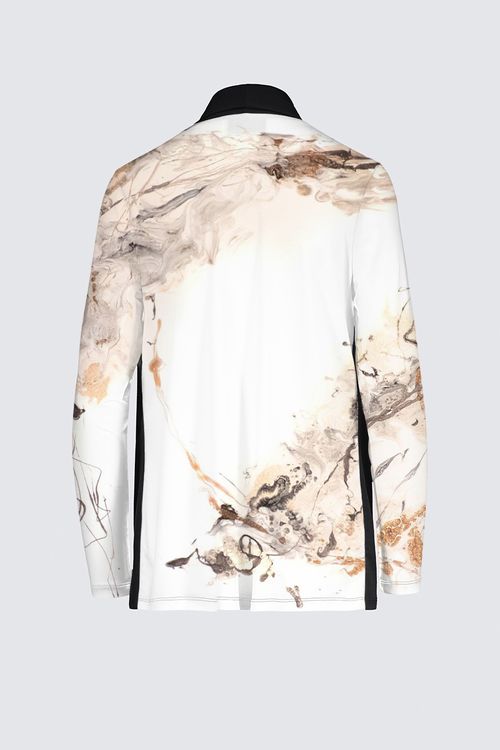 Draped Open Cardigan