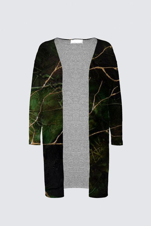 Curve Brushed Knit Duster Cardigan With Pockets