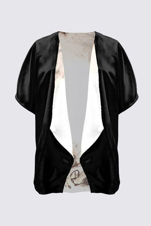 Soft Satin Reversible Blazer