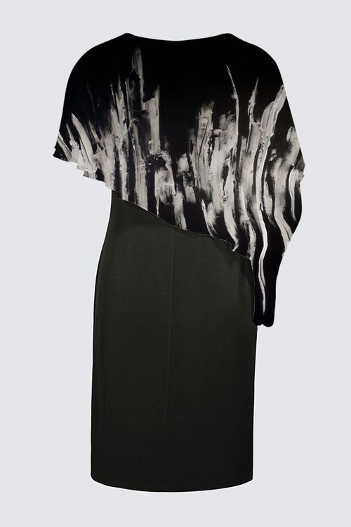 Sleeveless Cape Dress