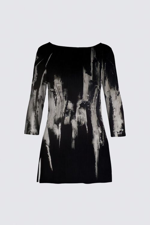 Boat Neck Long Sleeve Tunic