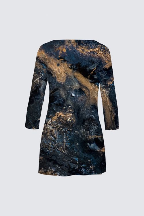 Boat Neck Long Sleeve Tunic