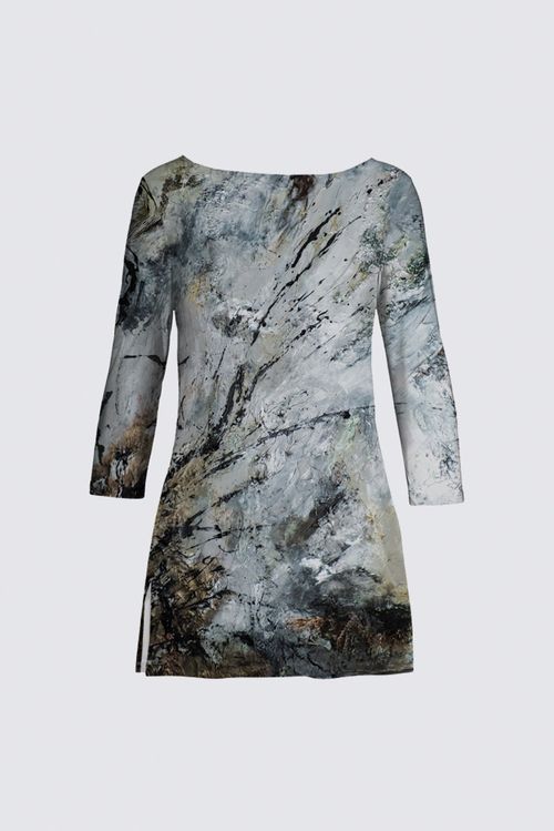 Boat Neck Long Sleeve Tunic