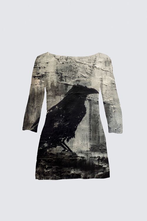 Curve Boat Neck Long Sleeve Tunic