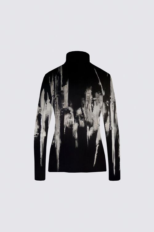 Scuba Knit Full Zip Long Sleeve Active Top