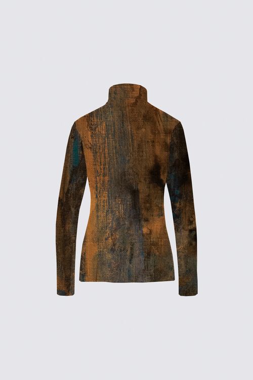 Scuba Knit Full Zip Long Sleeve Active Top