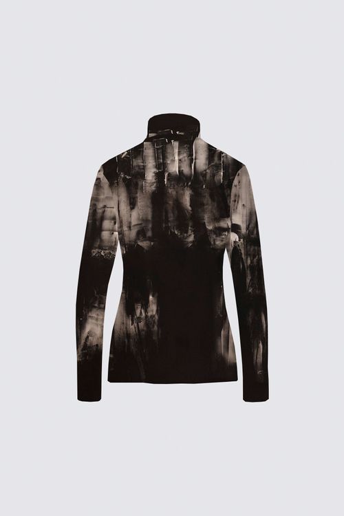 Scuba Knit Full Zip Long Sleeve Active Top