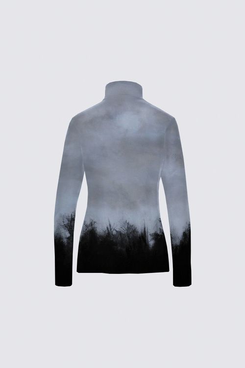Scuba Knit Full Zip Long Sleeve Active Top
