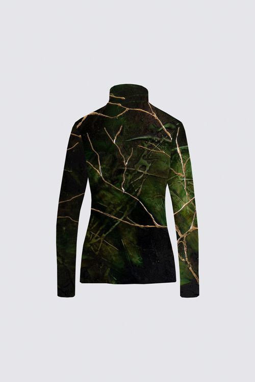 Scuba Knit Full Zip Long Sleeve Active Top