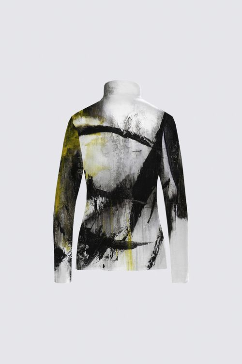 Scuba Knit Full Zip Long Sleeve Active Top