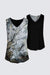 Reversible Sleeveless V-Neck Top
