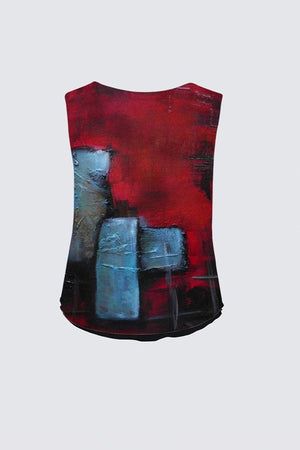 Curve Reversible Sleeveless V-Neck Top