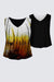 Curve Reversible Sleeveless V-Neck Top