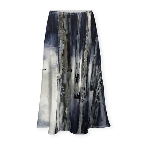 Satin Midi Skirt