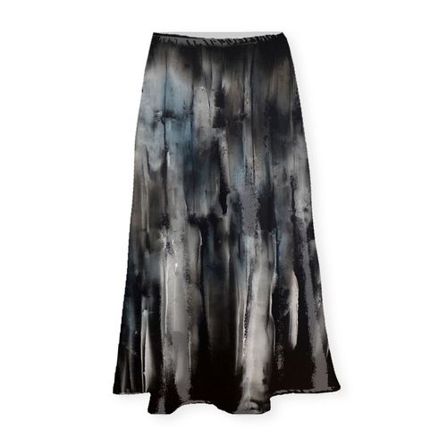 Satin Midi Skirt
