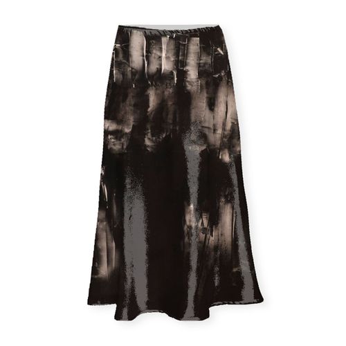 Satin Midi Skirt