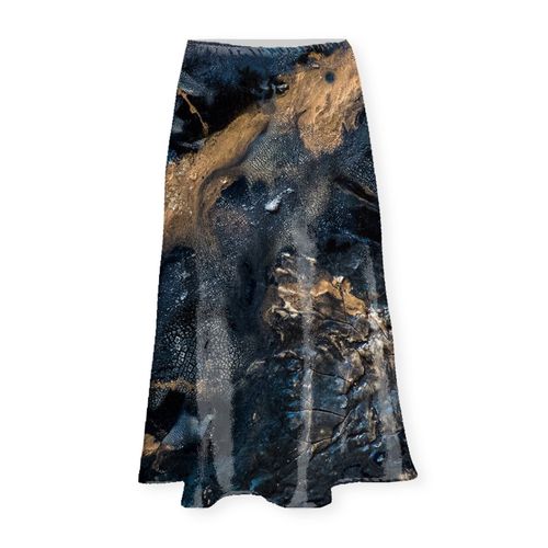 Satin Midi Skirt