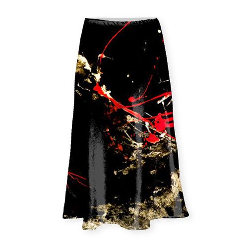 Satin Midi Skirt