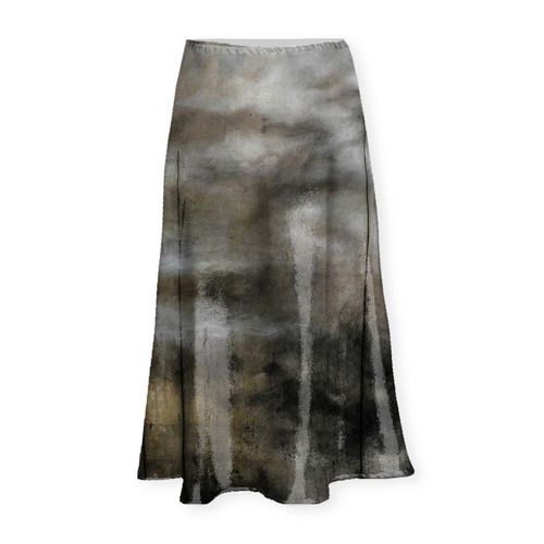 Satin Midi Skirt