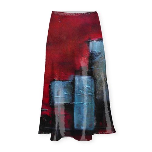 Satin Midi Skirt