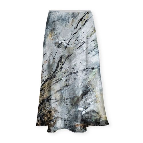 Satin Midi Skirt