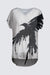 Short Sleeve V-Neck Chiffon Top
