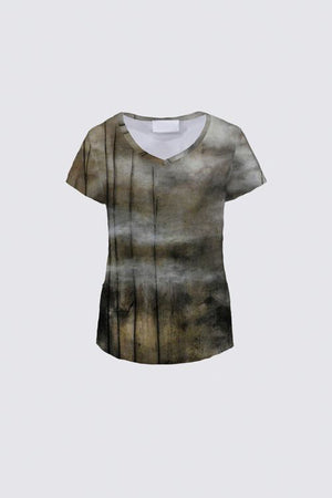 Short Sleeve V-Neck Neck Tee