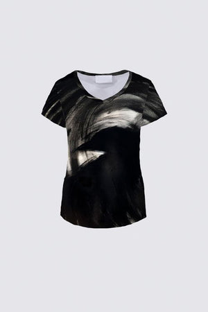 Short Sleeve V-Neck Neck Tee