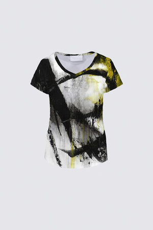 Short Sleeve V-Neck Neck Tee