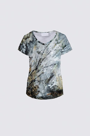 Short Sleeve V-Neck Neck Tee