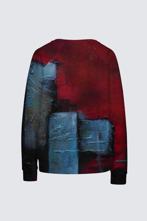 Round Neck Brushed Knit Pullover