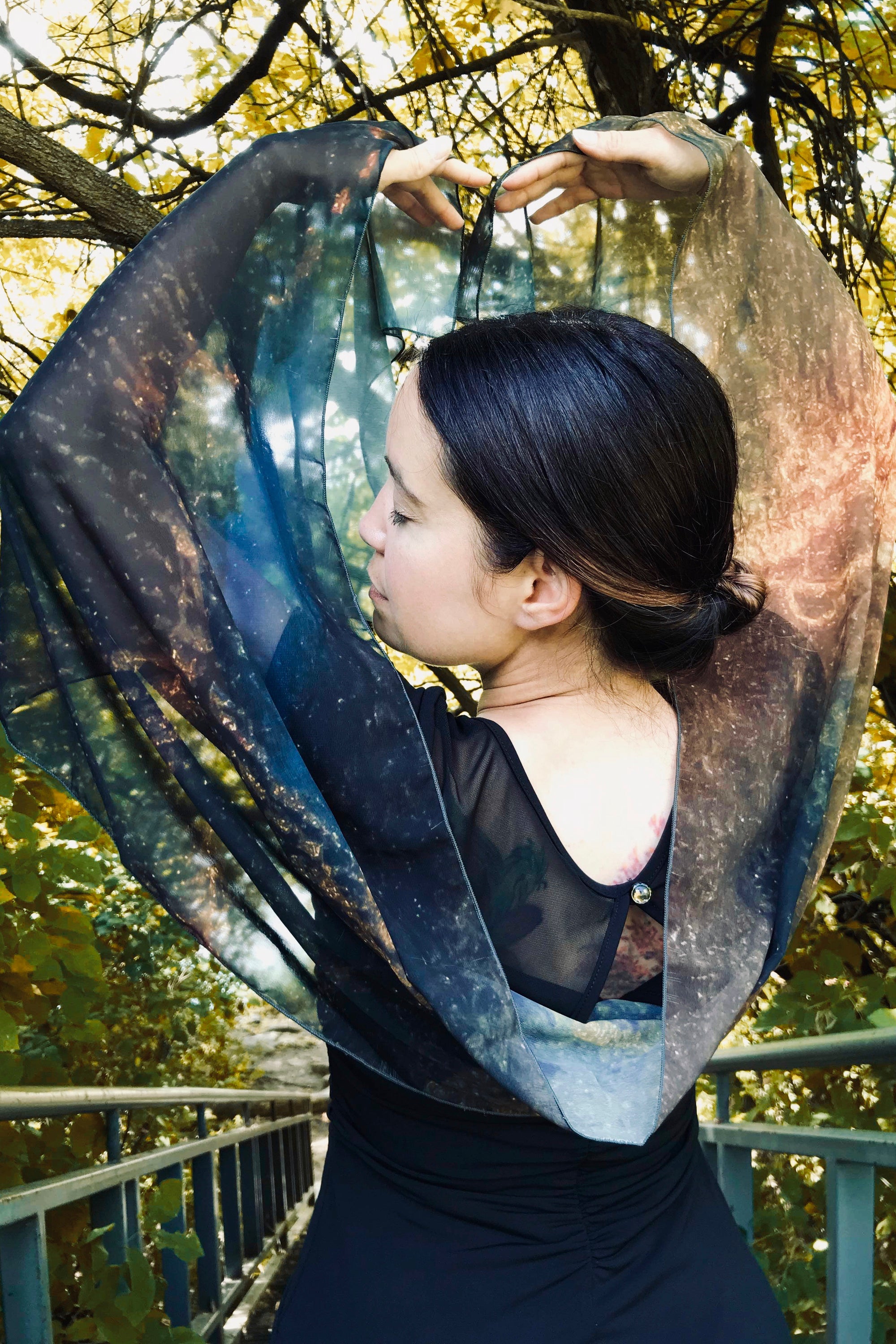 Silk Long Scarf