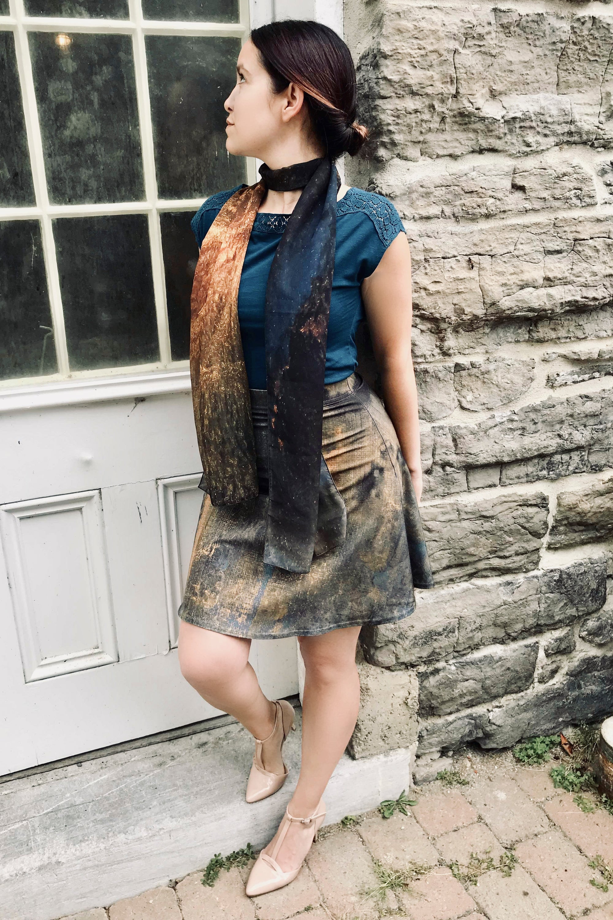 Silk Long Scarf