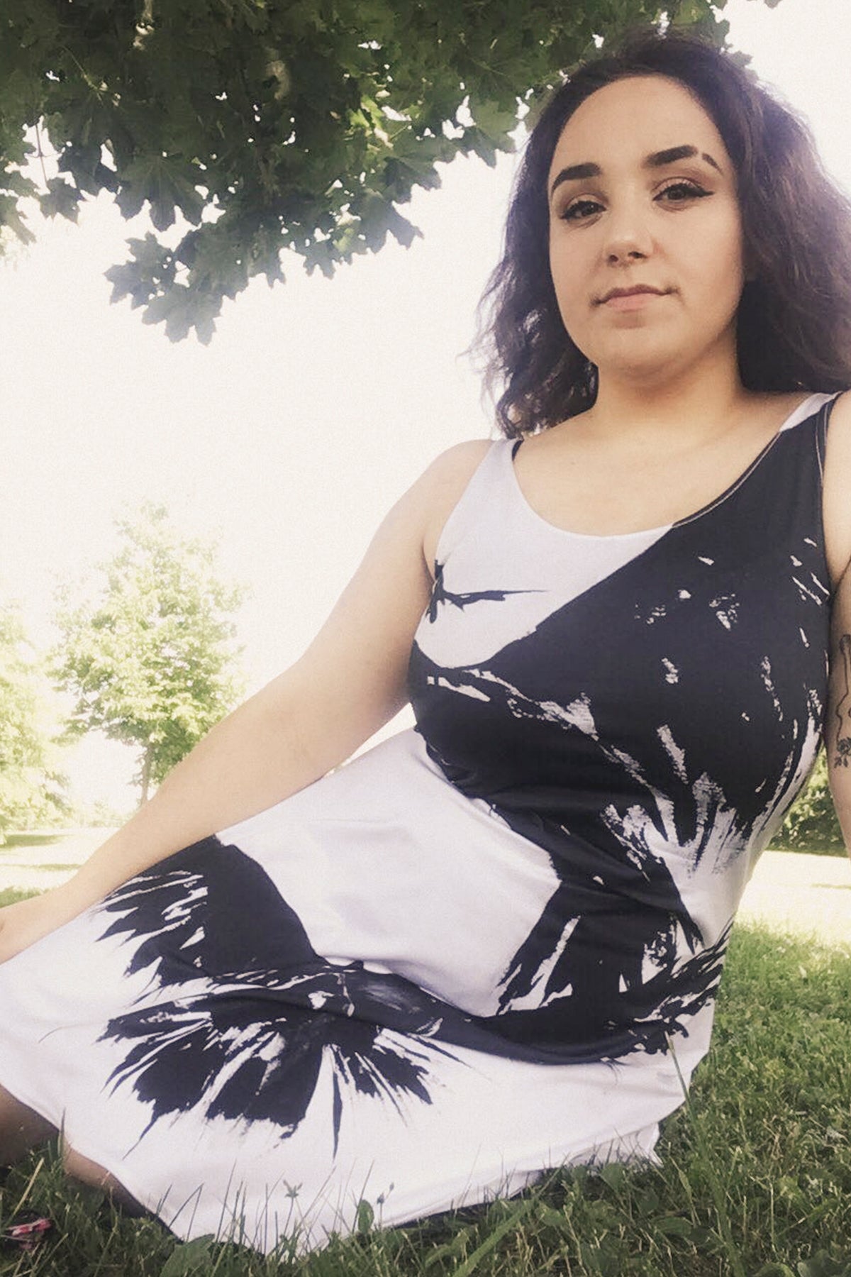 Crow Flare Dress