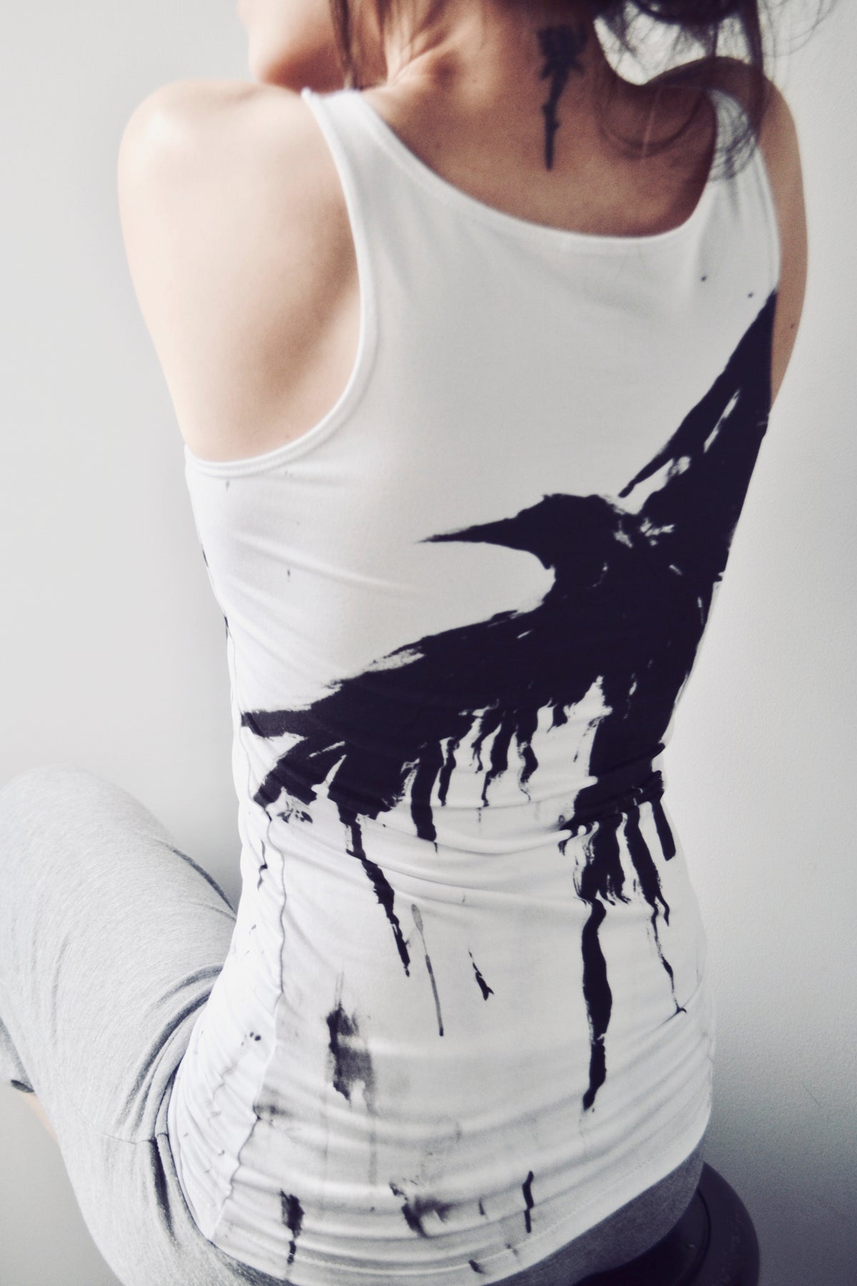 Crow IX Fitted Tank Top