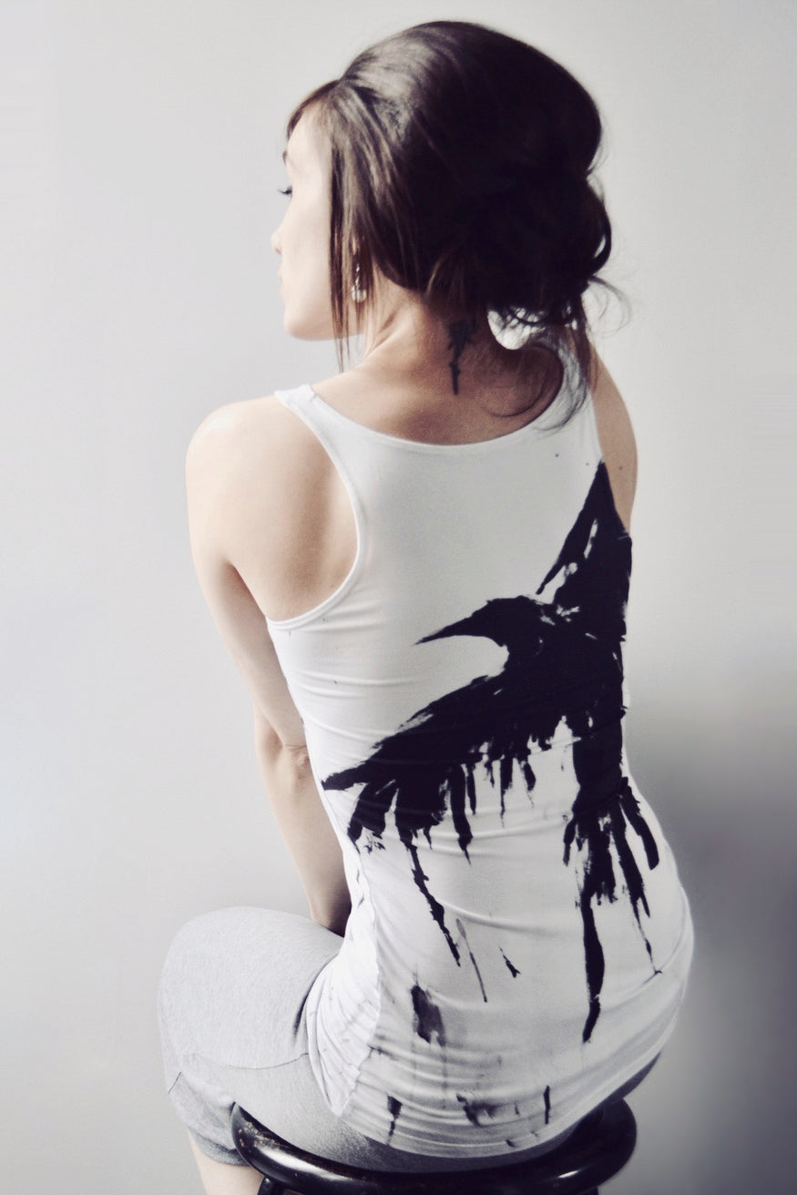 Crow IX Fitted Tank Top