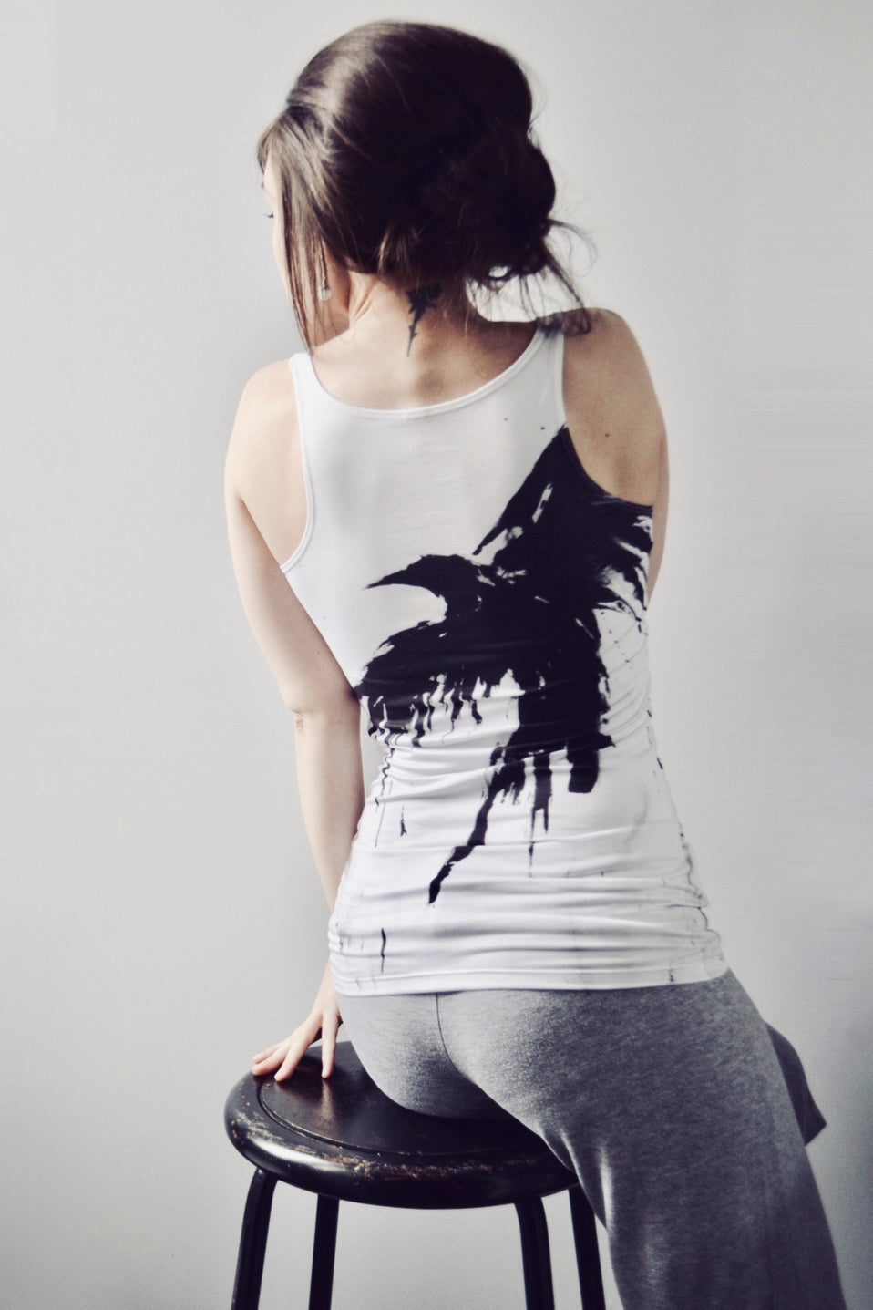 Crow IX Fitted Tank Top