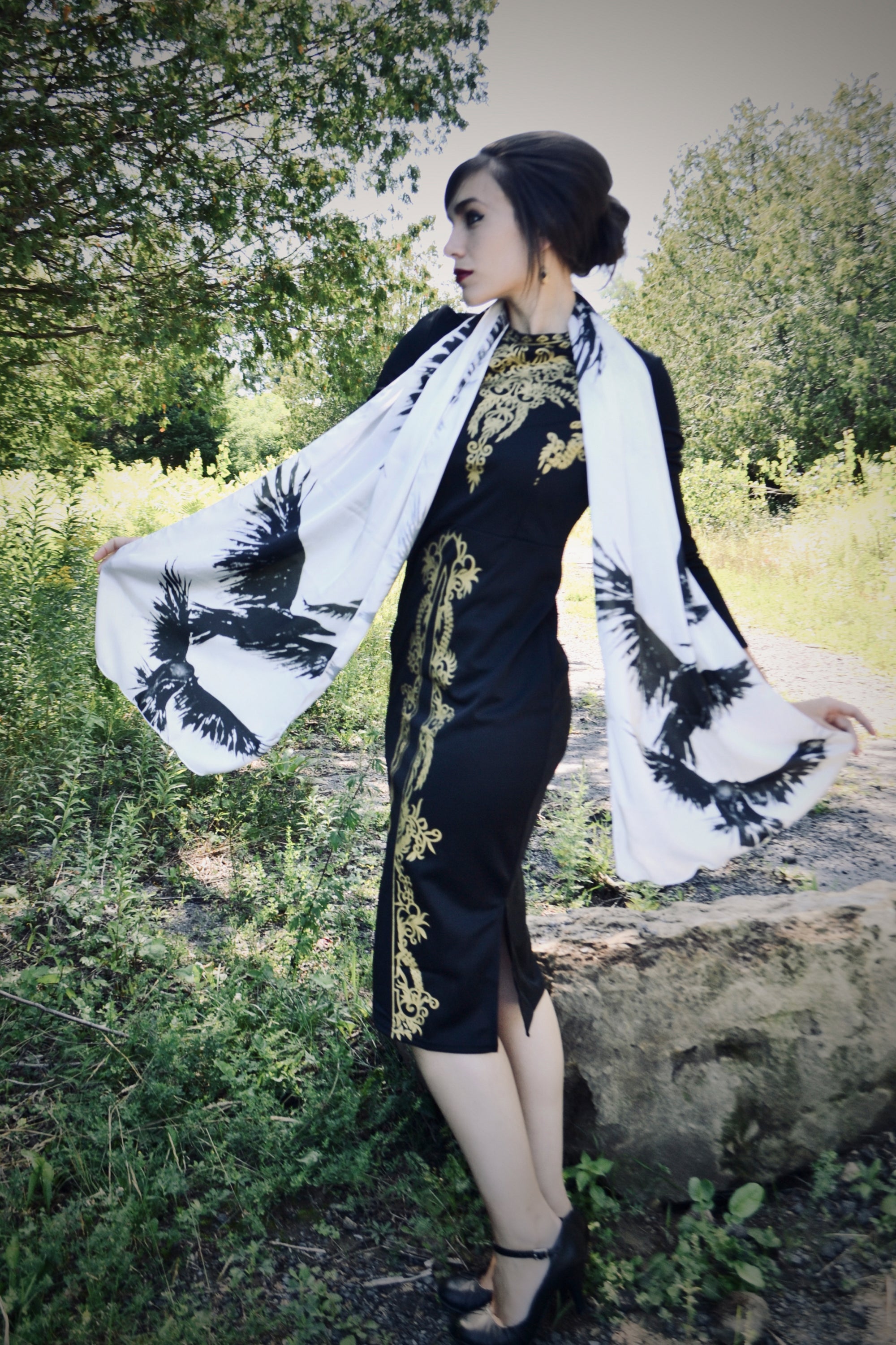 Silk Long Scarf