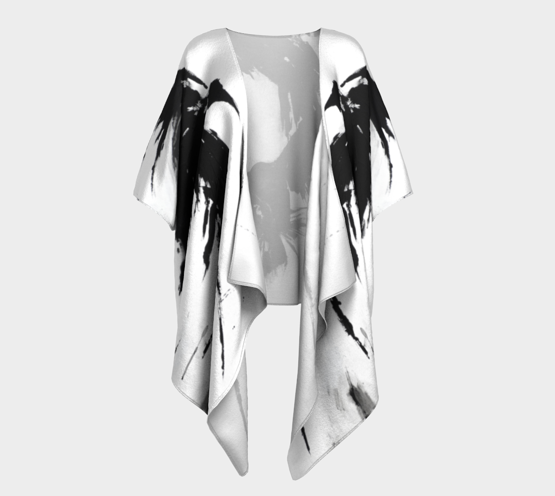 Draped Cover Up Without Fringe