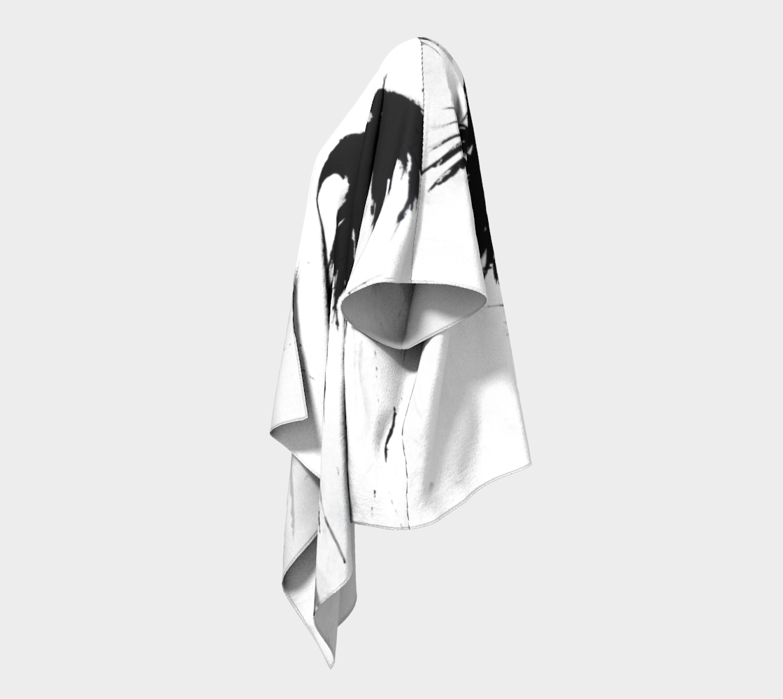 Draped Cover Up Without Fringe