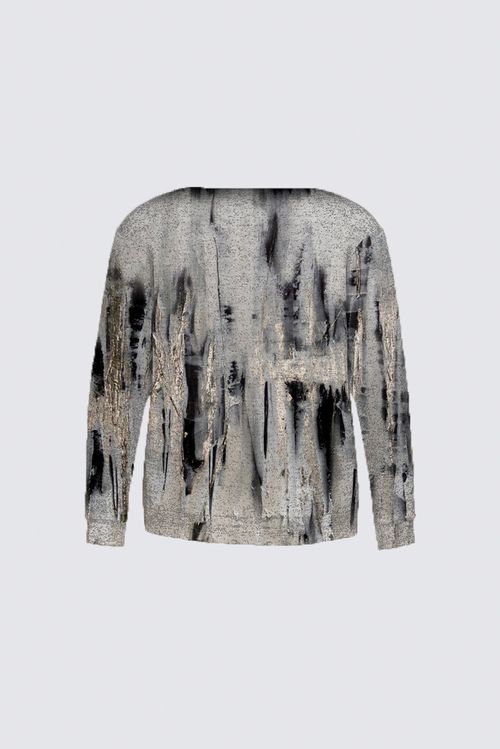 Curve Boat Neck Brushed Knit Pullover