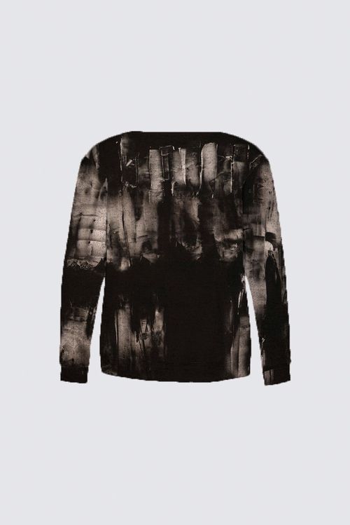 Curve Boat Neck Brushed Knit Pullover
