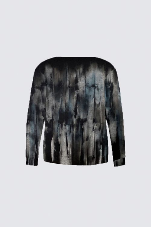 Curve Boat Neck Brushed Knit Pullover