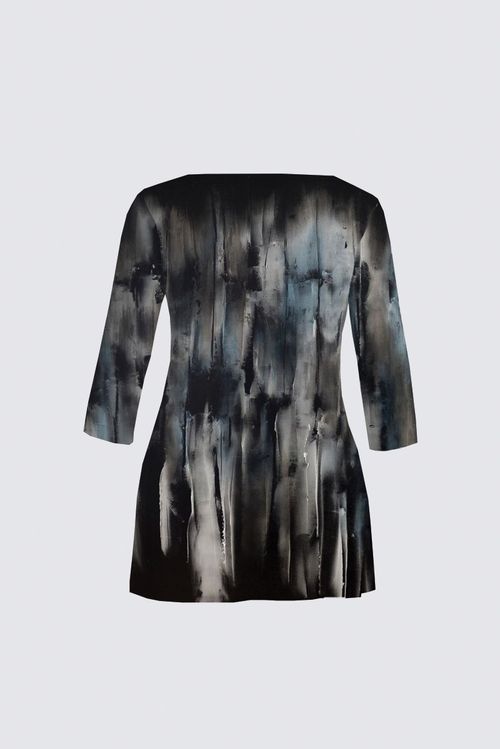 Curve Boat Neck Long Sleeve Tunic