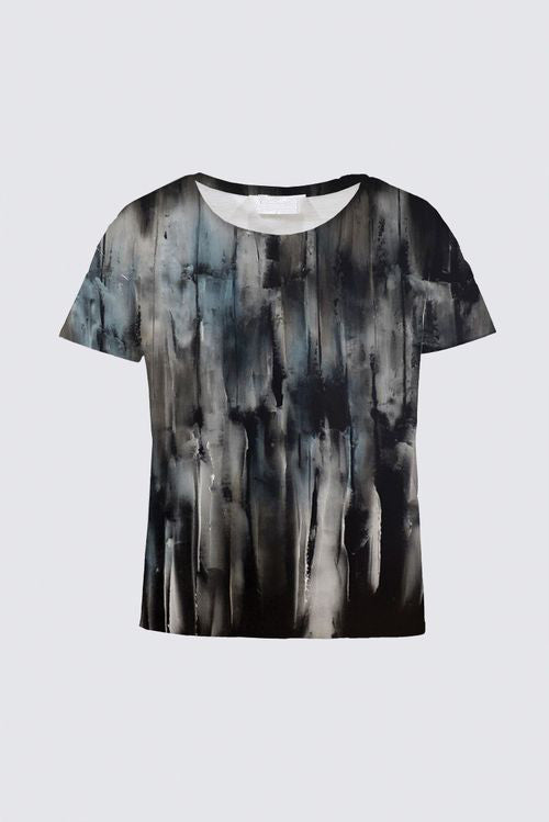 Curve Short Sleeve Scoop Neck Tee
