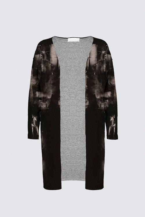 Curve Brushed Knit Duster Cardigan With Pockets