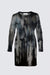 Curve Long Sleeve Brushed Knit Midi Dress