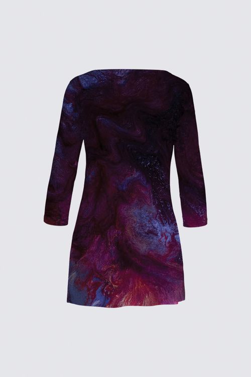 Boat Neck Long Sleeve Tunic